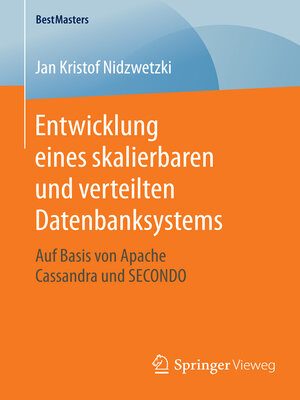 cover image of Entwicklung eines skalierbaren und verteilten Datenbanksystems